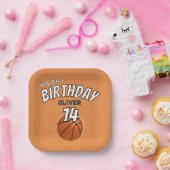 Ball-sport in honkbal papieren bordje (Feest)