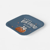 Ball-sport in honkbal papieren bordje (Gebogen)