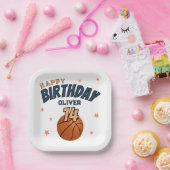 Ball-sport in honkbal papieren bordje (Feest)