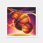 Ball-sport in honkbal servet (Voorkant)