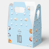 Ball sport kinderen verjaardag bedankdoosjes (Geopend)