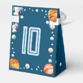 Ball sport kinderen verjaardag bedankdoosjes (Achterkant)