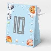 Ball sport kinderen verjaardag bedankdoosjes (Achterkant)