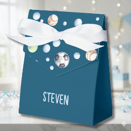 Ball sport kinderen verjaardag bedankdoosjes