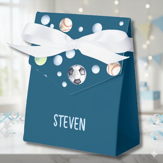 Ball sport kinderen verjaardag bedankdoosjes