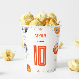 Ball sport kinderen verjaardag papieren bekers