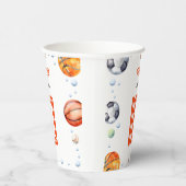 Ball sport kinderen verjaardag papieren bekers (Rechts)