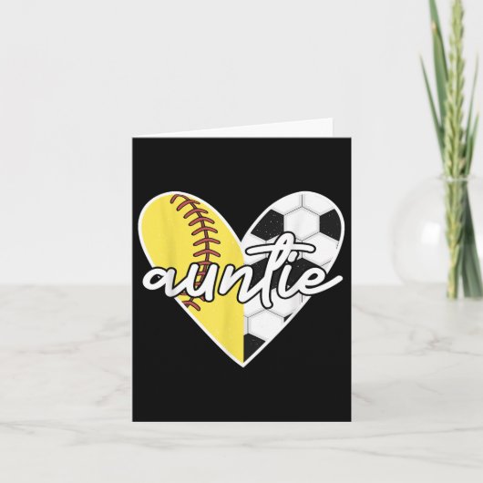Ball Tante Softbal Voetbal Mama Player Kaart (Voorkant)