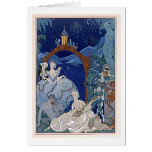 Ball under the Blue Moon, illustratie voor 'Fetes' (Voorkant)