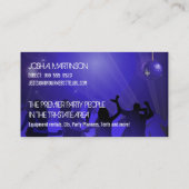 Ball voor Rental Blue Mirror Visitekaartje (Achterkant)