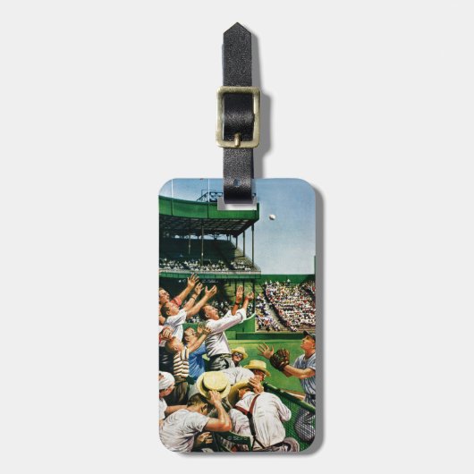 Ball voor thuisgebruik ophalen bagagelabel (Voorkant verticaal)