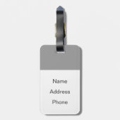 Ball voor thuisgebruik ophalen bagagelabel (Achterkant verticaal)