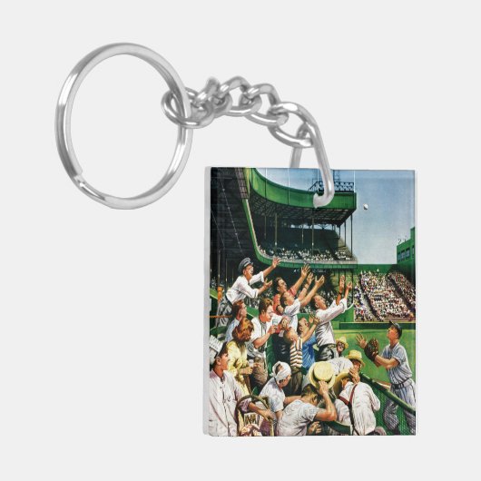 Ball voor thuisgebruik ophalen sleutelhanger (Voorkant Links)