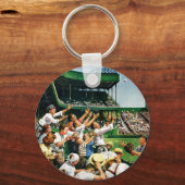 Ball voor thuisgebruik ophalen sleutelhanger (Voorkant)