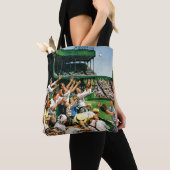 Ball voor thuisgebruik ophalen tote bag (Dichtbij)