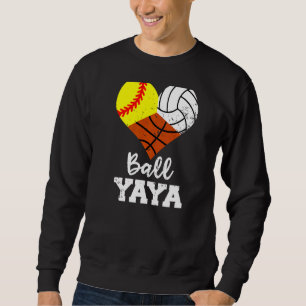 Ball Yaya Heart Softball Volleyball Basketball Ya Trui