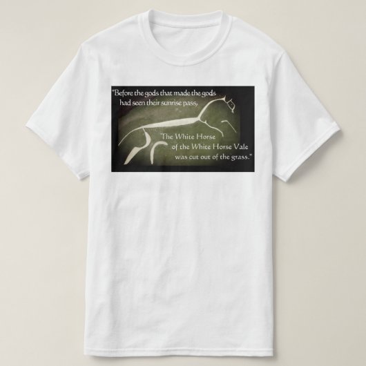 Ballad of the White Horse Chesterton quote T-shirt (Design voorkant)
