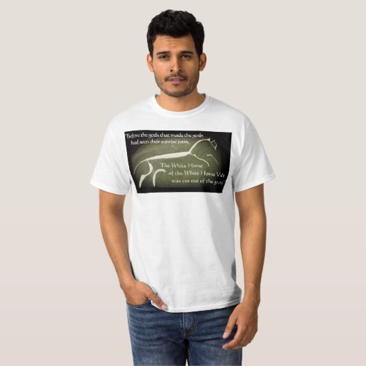 Ballad of the White Horse Chesterton quote T-shirt (Voorkant volledig)