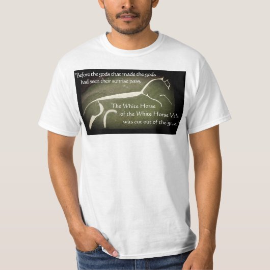 Ballad of the White Horse Chesterton quote T-shirt (Voorkant)
