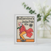 Ballantine's India Bleek  label voor eenzijdig geb Briefkaart (Staand voorkant)