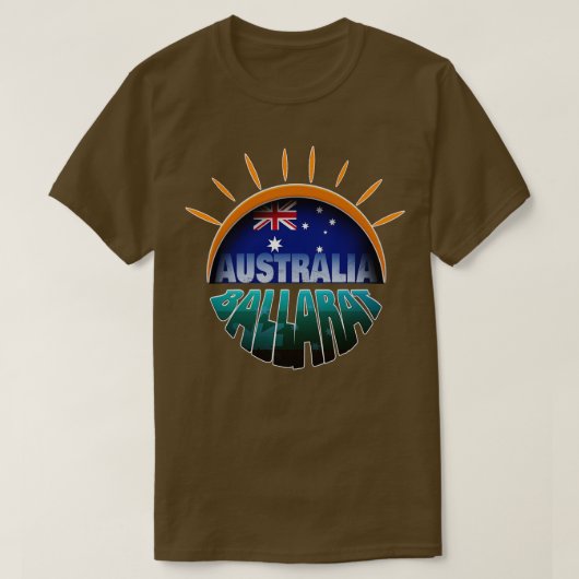 Ballarat Australië T-shirt (Design voorkant)