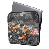 Ballarat Botanische Tuinen Bloemen Display Laptop Sleeve (Voorkant Links)