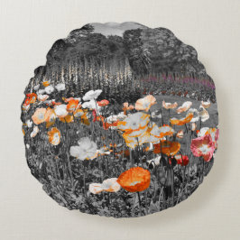 Ballarat Botanische Tuinen Bloemen Display Rond Kussen