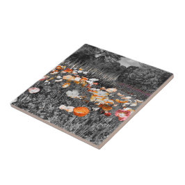 Ballarat Botanische Tuinen Bloemen Display Tegeltje