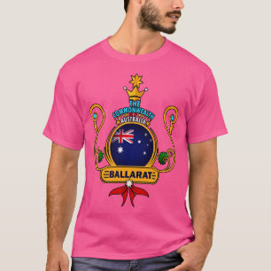 Ballarat City Pride Gouden Australische vlag Souve T-shirt