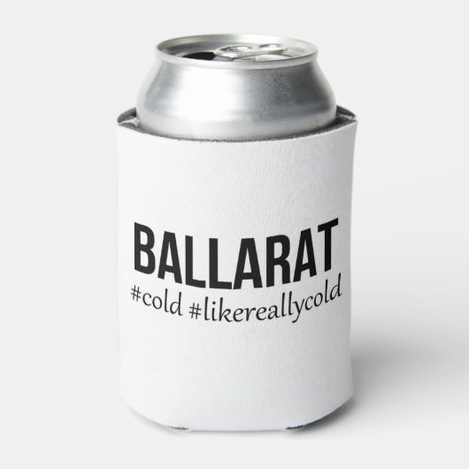 Ballarat Toerisme Shop Coördineert Stubby Holder Blikjeskoeler (Blikje Voorkant)