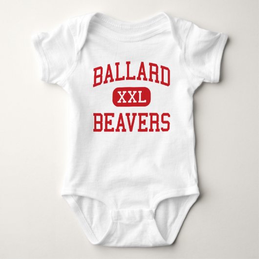 Ballard - Beavers - High Seattle Washington Romper (Voorkant)