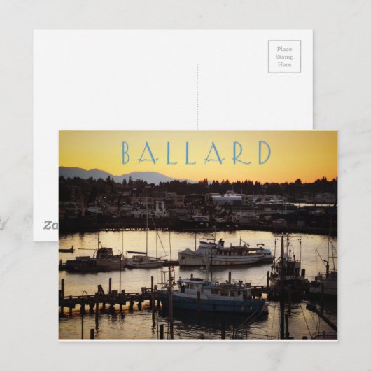 Ballard Boats Briefkaart (Voorkant / Achterkant)