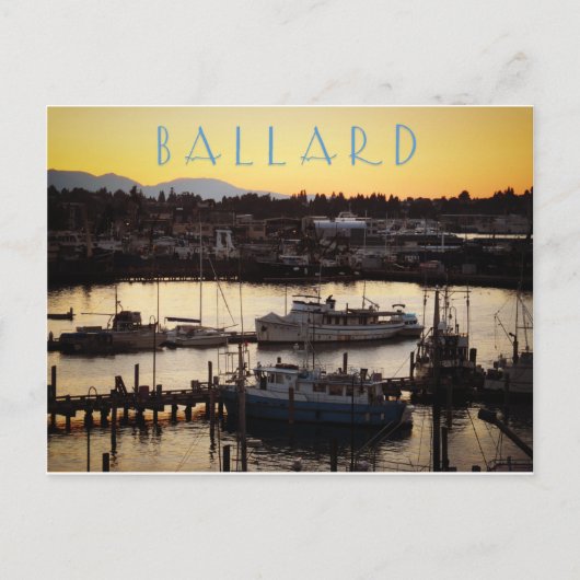 Ballard Boats Briefkaart (Voorkant)