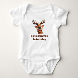 Ballard Elk in Training Romper