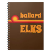 Ballard Elks Retro Rainbow Notitieboek (Voorkant)