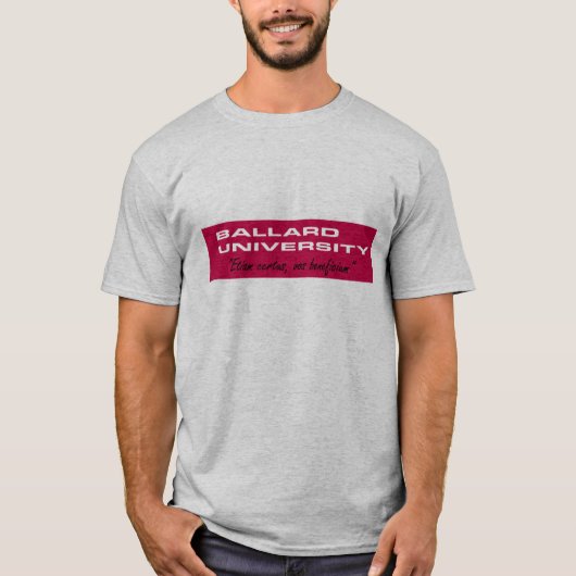 Ballard University Basic T-Shirt (Voorkant)