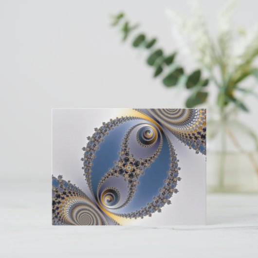 Ballasvorming - Fractaal Briefkaart (Staand voorkant)