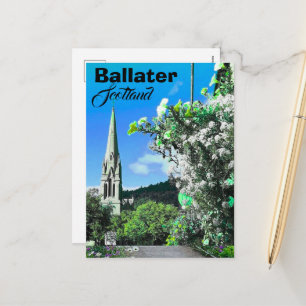 Ballater Schotland Reisansichtkaart Geheugen Cad Feestdagenkaart