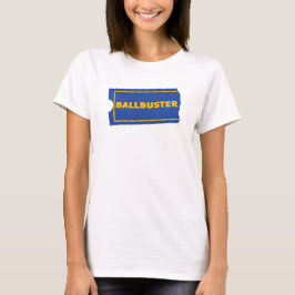 BALLBUSTER Funny Parody Retro Video Rental Store T-shirt