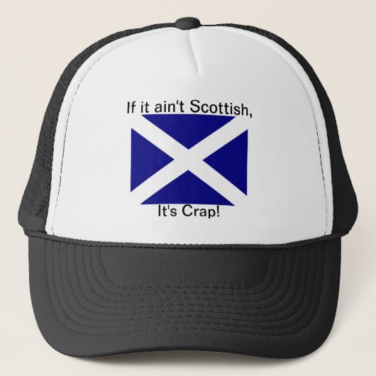 ballcap voor Schotse of Crap Trucker Pet (Voorkant)