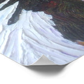 Balld Eagle - een Amerikaanse tapekaart Poster (Hoek)