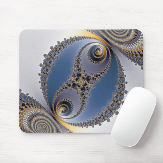 Balldrager - Fractal Mousepad Muismat (Met muis)