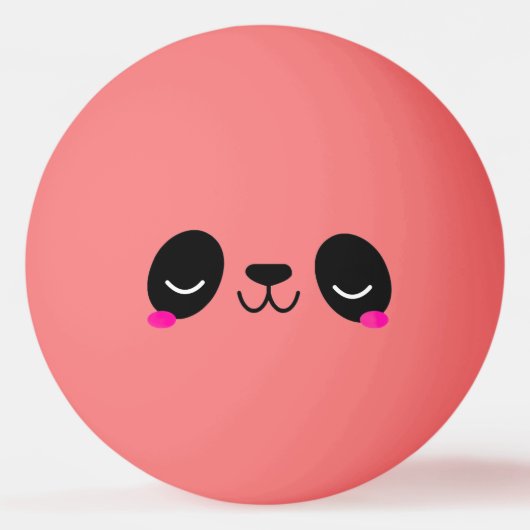 Balle De Ping Pong Shy Panda Pingpongbal (Achterkant)