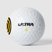 Balle Golf Wilson Ultra 500 GOLF JAUNE Golfballen (Logo)