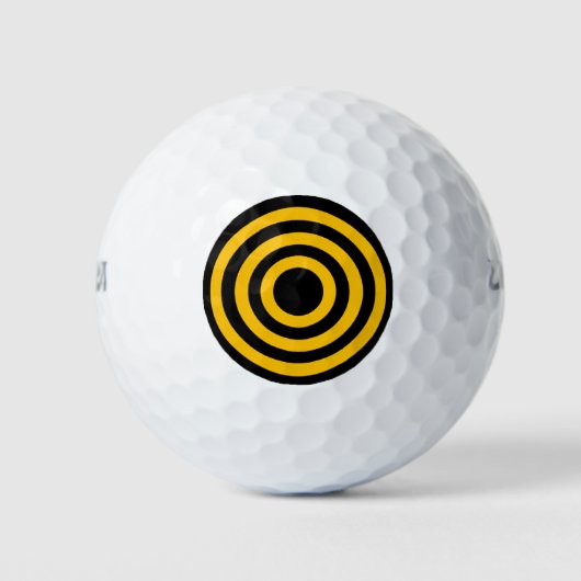 Balle Golf Wilson Ultra 500 GOLF JAUNE Golfballen (Voorkant)