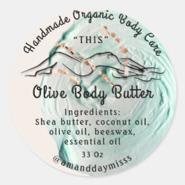 Ballemafscheiding van lichaamstaal Verpakking Roos Ronde Sticker