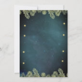 Ballen, Branches, Snowflakes Bedrijfsfeest Kaart (Achterkant)