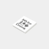 Ballen diep in de kerst Grappige kerst Kerstmis Post-it® Notes (Schuin)