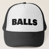 BALLEN leukste slogan trucker hat Trucker Pet (Voorkant)
