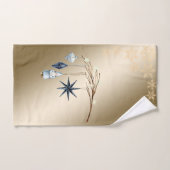 Ballen, Sinterklaas, Boomtak Sneeuwvlokken Bad Handdoek (Handdoek)